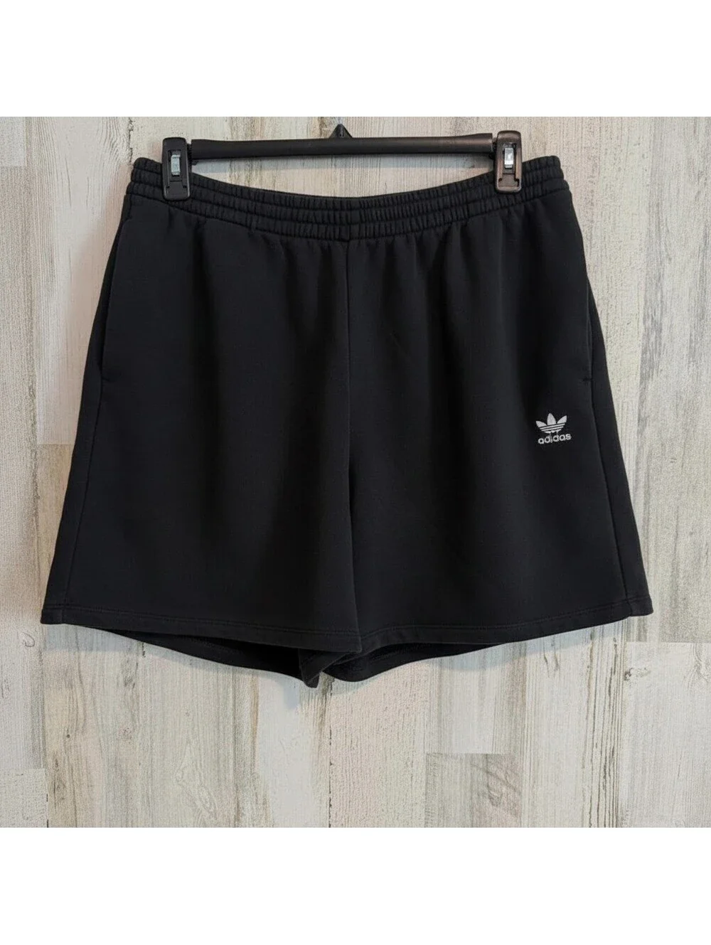 Adidas Men's XL Black Fleece Athletic Running Shorts